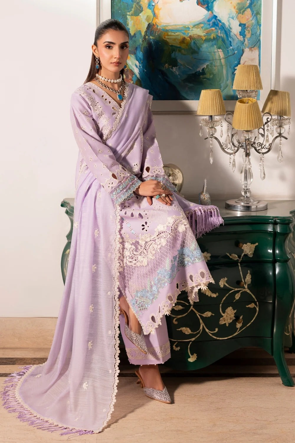 SAJAL I DIL KASH unstitched lawn I Gulmina
