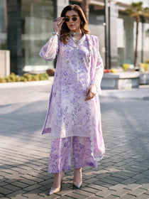 BW - 009 | 3 PC LAWN I Broadway Luxury Lawn '26 I MAHNUR