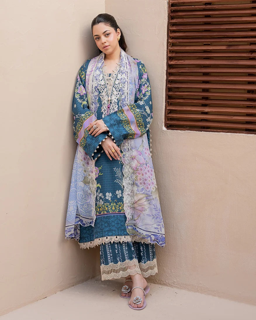 Blossom Drift I Summer in Bloom | Printed Lawn I Roheenaz