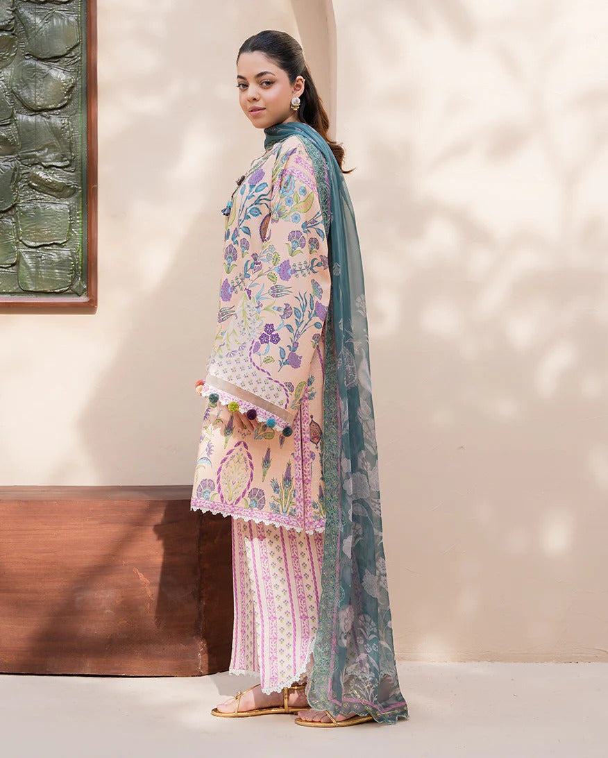 Rosewood Bloom I Summer in Bloom | Printed Lawn I Roheenaz Secondary image
