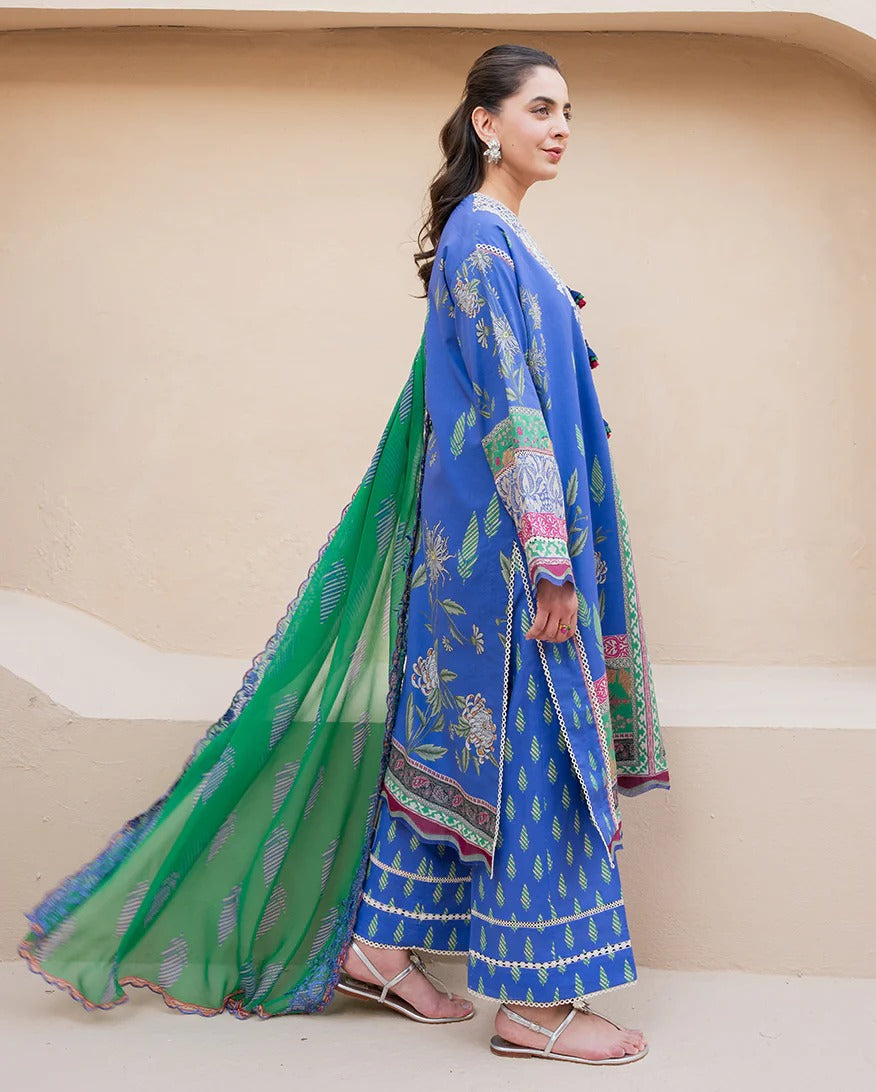 Rosewater Bloom I Summer in Bloom | Printed Lawn I Roheenaz Secondary image