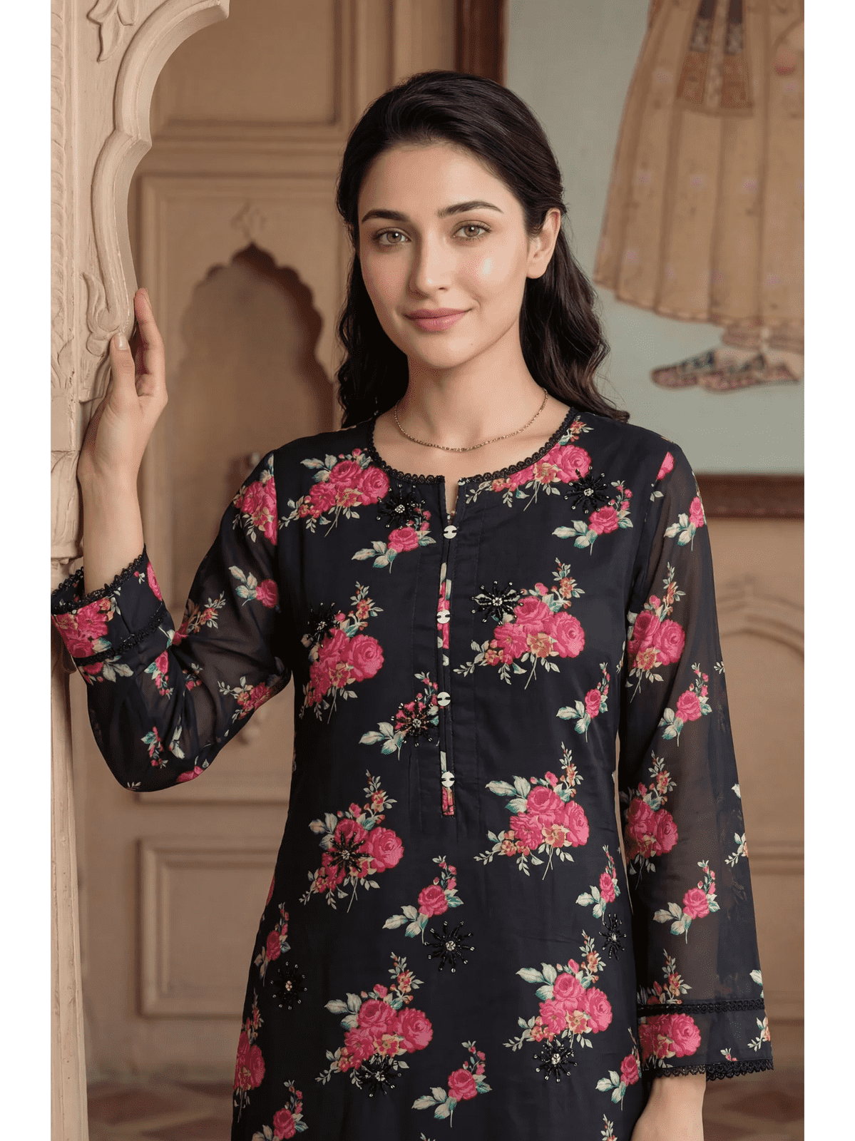 MAHAY - Festive Lawn Print Embroidered Collection | Dressline