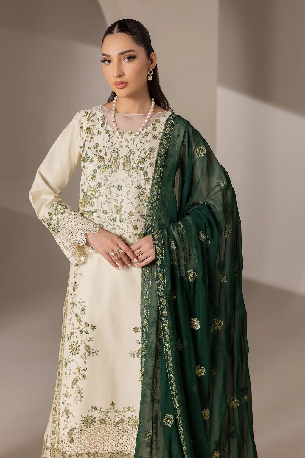 Embroidered Chiffon Dopatta 05 I Premium Edition I RajBari