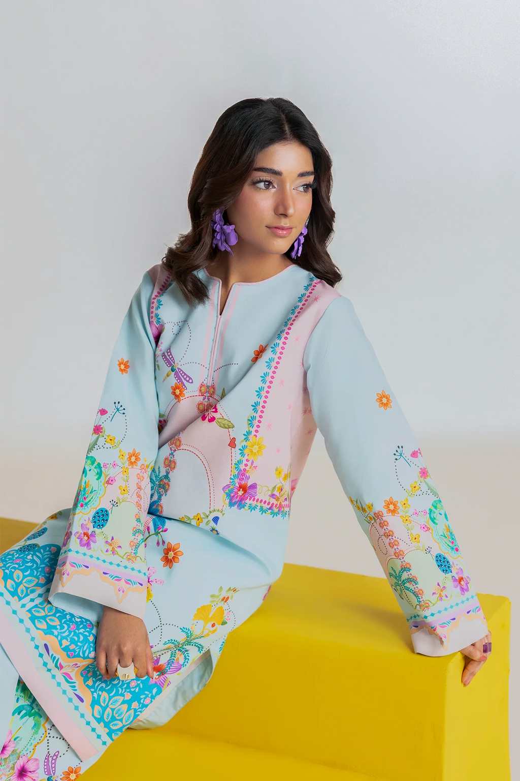 Unstitched Cord 05 I Amal Summer Prints 2Pc I Rajbari