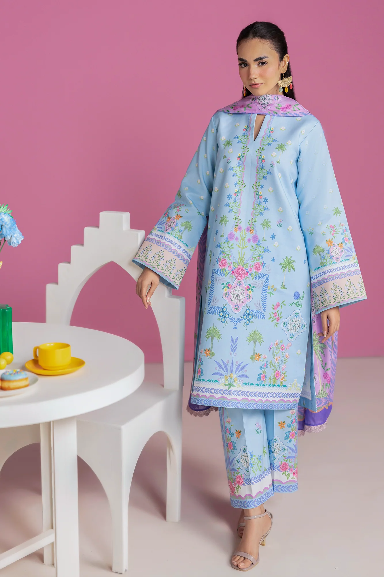 Unstitched Cord 12 I Amal Summer Prints 2Pc I Rajbari