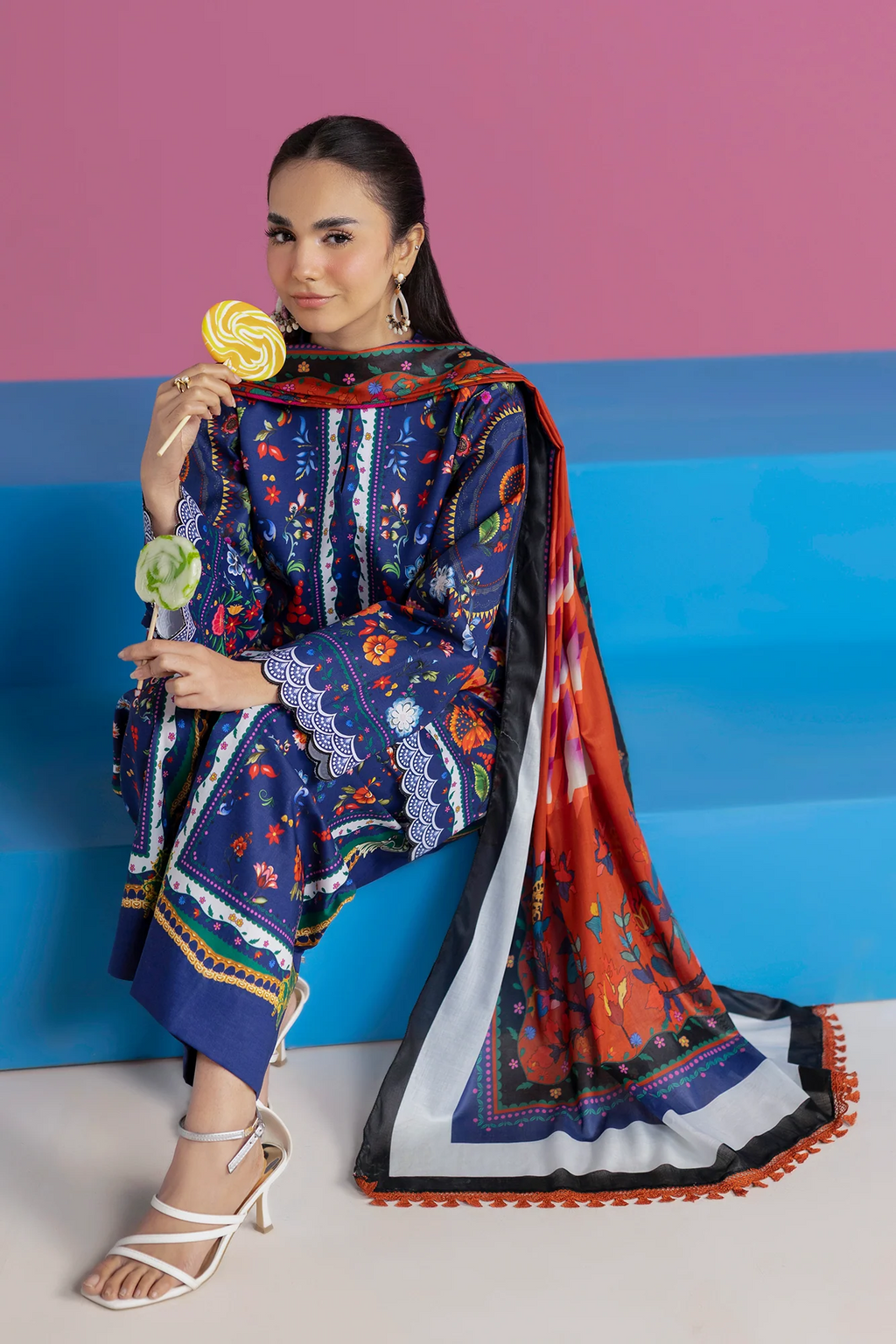 Unstitched Cord 16 I Amal Summer Prints 2Pc I Rajbari