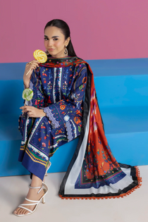 Unstitched Cord 16 I Amal Summer Prints 2Pc I Rajbari