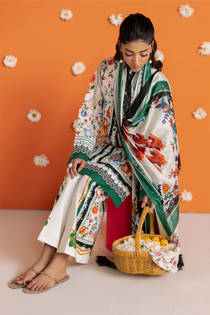 Unstitched Cord 14 I Amal Summer Prints 2Pc I Rajbari