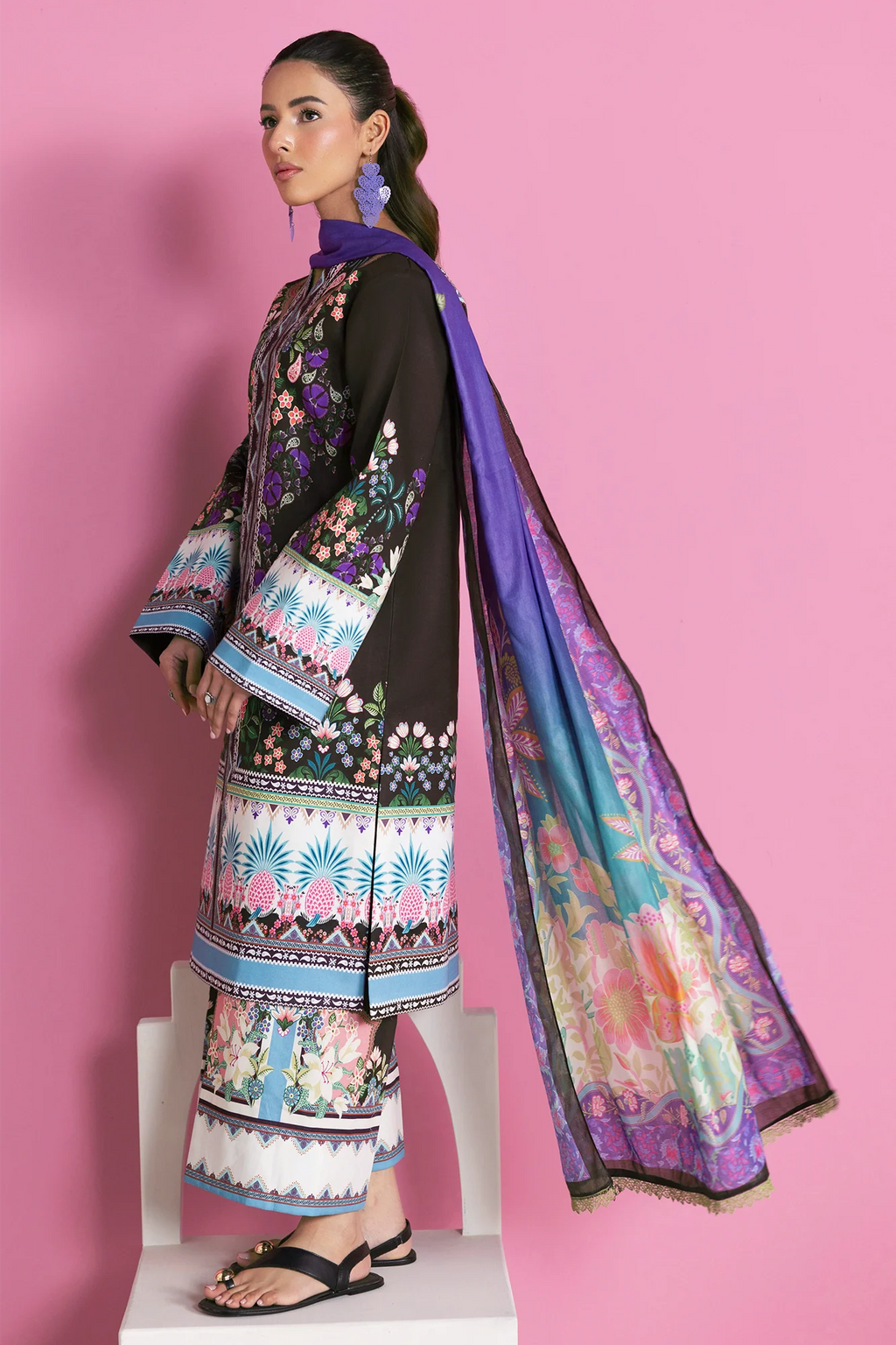 Unstitched Cord 13 I Amal Summer Prints 2Pc I Rajbari