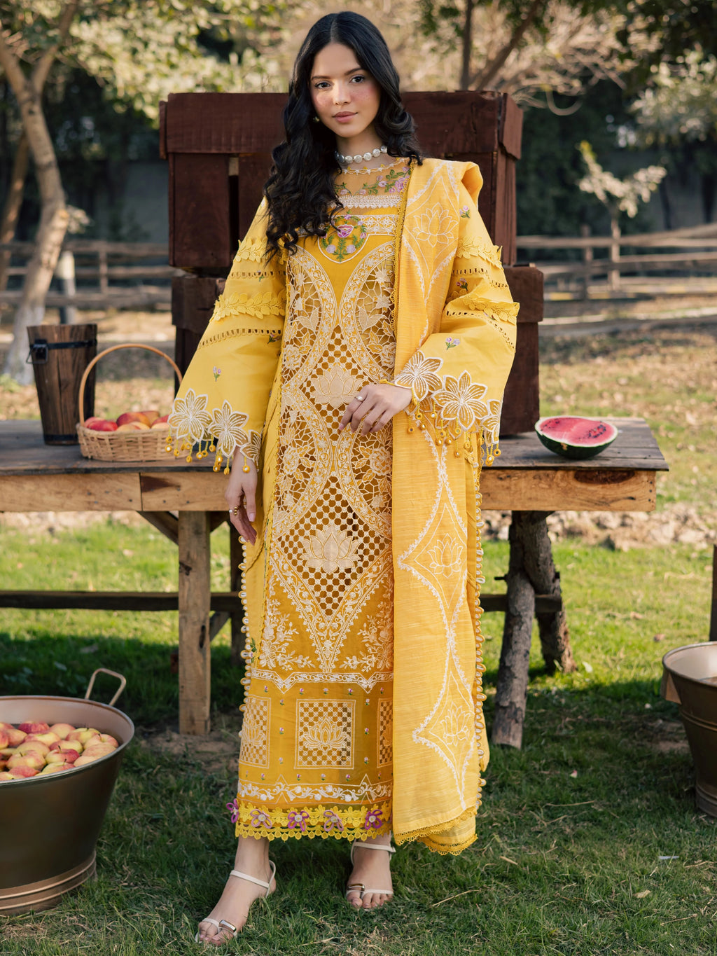 SQU-02 | 3 PC LAWN | Summer Queen 2026 | Parishay