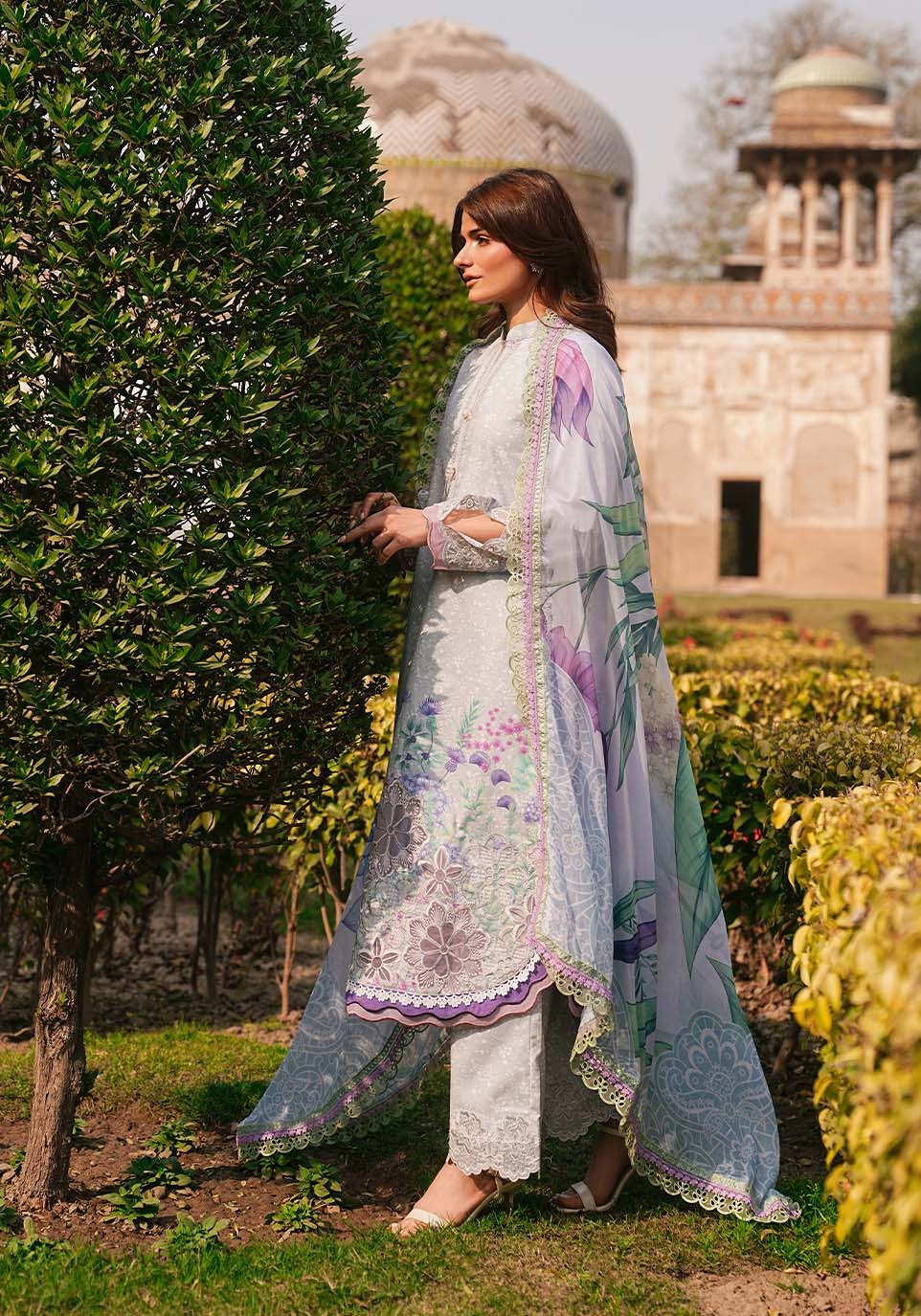 ZQL003 I The Anga Portal Luxe Lawn Eid Edit'26 I Zarqash
