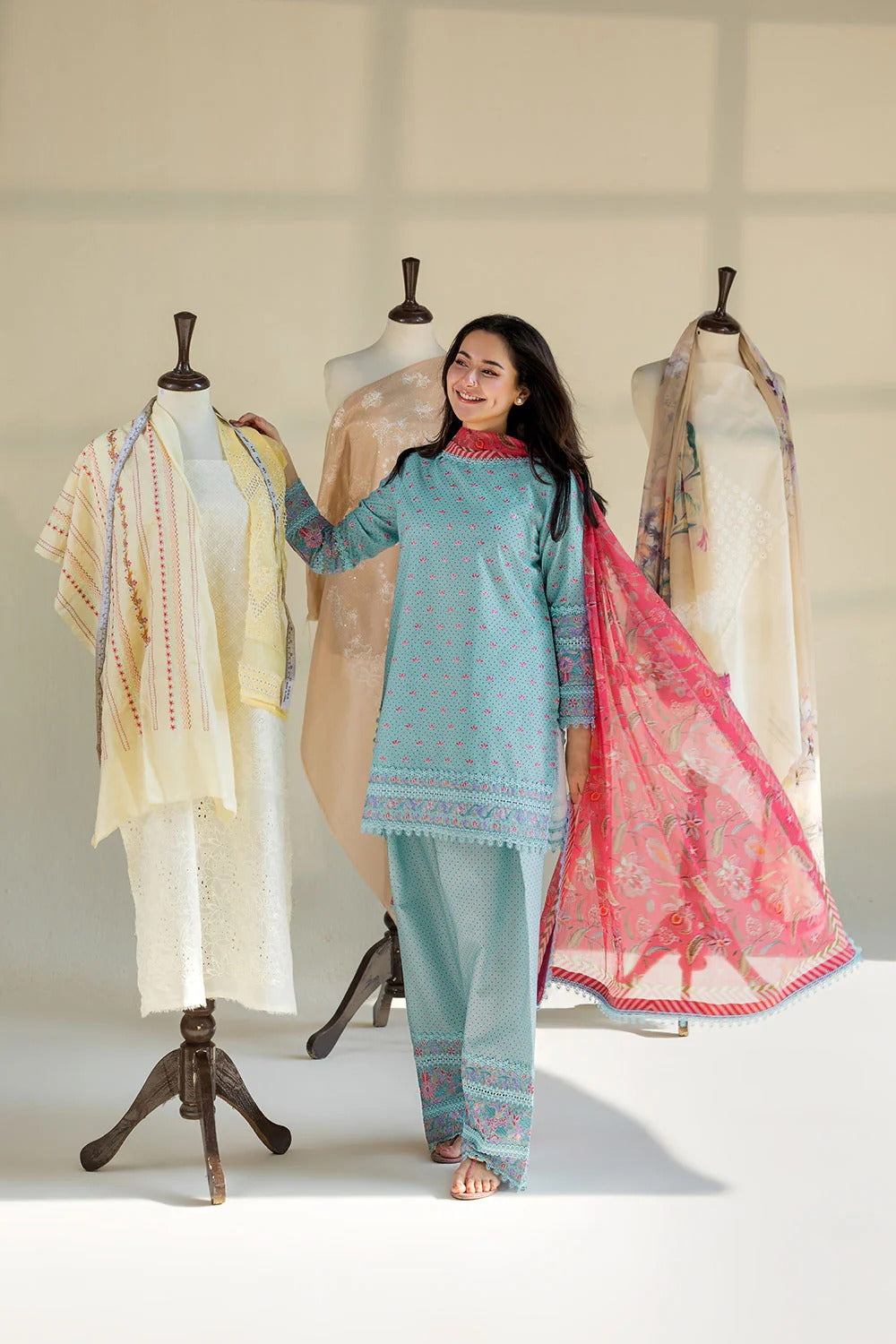 Design 6A I Vital 2026 Unstitched I Sobia Nazir Secondary image