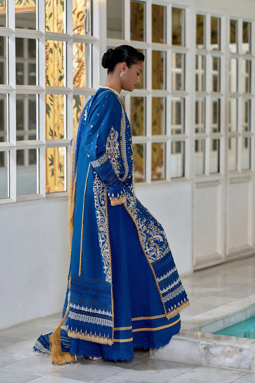 Design 8A I Luxury Lawn Eid Edition 2026 Unstitched I Sobia Nazir