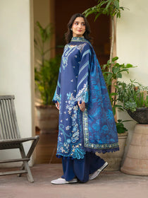 AN-002 | 3 PC Lawn I Angan Embroidered Lawn '26 I MAHNUR
