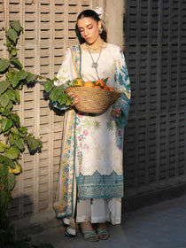 BW - 004 | 3 PC LAWN I Broadway Luxury Lawn '26 I MAHNUR