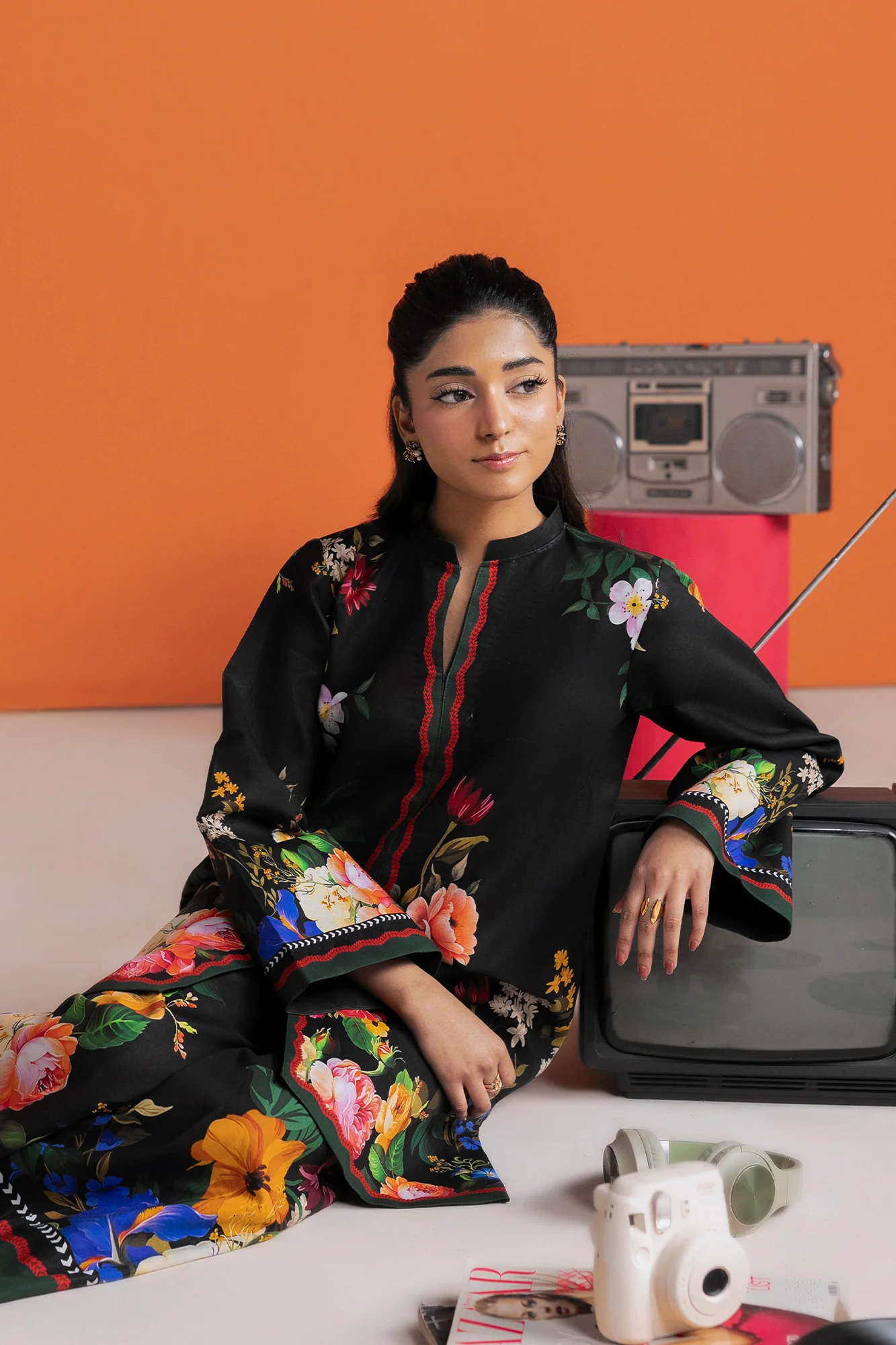 Unstitched Cord 02 I Amal Summer Prints 2Pc I Rajbari