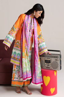 Unstitched Cord 08 I Amal Summer Prints 2Pc I Rajbari