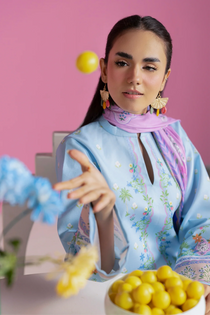 Unstitched Cord 12 I Amal Summer Prints 2Pc I Rajbari