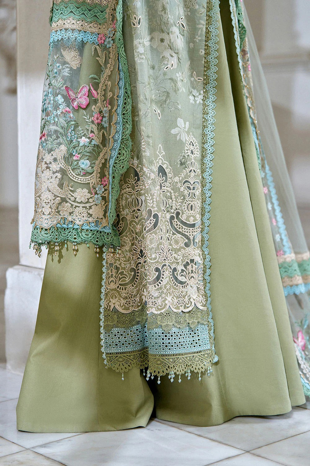 Design 12A I Luxury Lawn Eid Edition 2026 Unstitched I Sobia Nazir