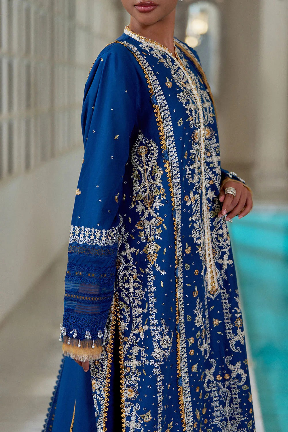 Design 8A I Luxury Lawn Eid Edition 2026 Unstitched I Sobia Nazir