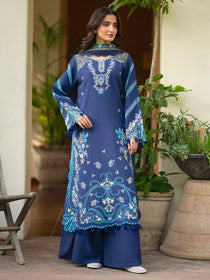 AN-002 | 3 PC Lawn I Angan Embroidered Lawn '26 I MAHNUR