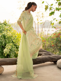 AN-012 | 3 PC Lawn I Angan Embroidered Lawn '26 I MAHNUR