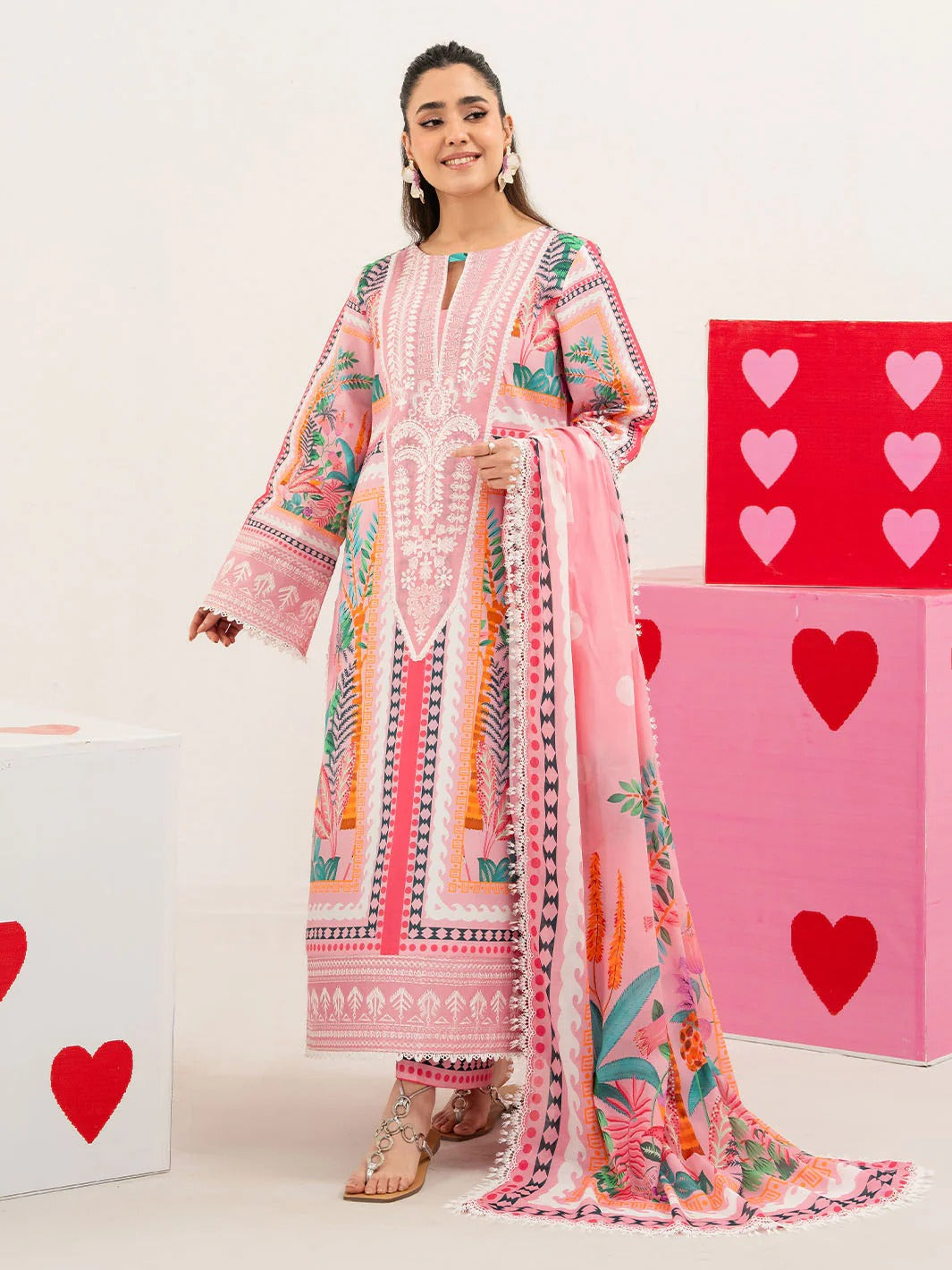 ANA-008 | 3 PC Lawn I  Anaya Lawn Vol 1 I MAHNUR Main image