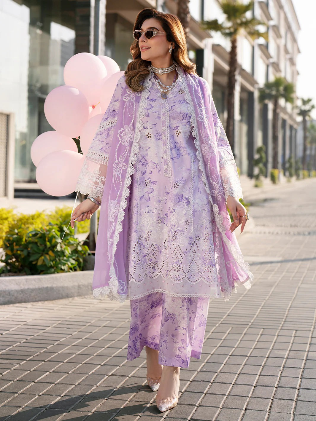 BW - 009 | 3 PC LAWN I Broadway Luxury Lawn '26 I MAHNUR