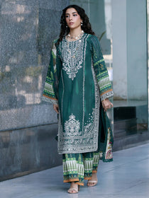 BW - 012 | 3 PC LAWN I Broadway Luxury Lawn '26 I MAHNUR