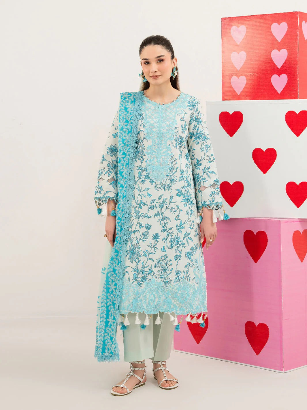 ANA-014 | 3 PC Lawn I  Anaya Lawn Vol 1 I MAHNUR Main image