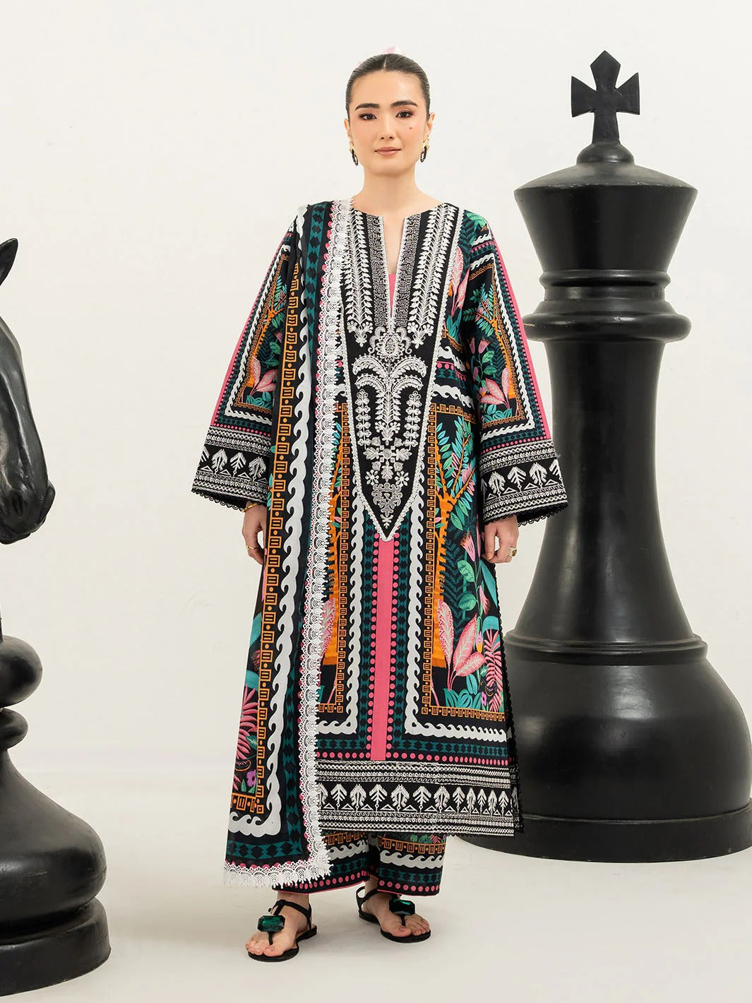 ANA-020 | 3 PC Lawn I  Anaya Lawn Vol 1 I MAHNUR Main image