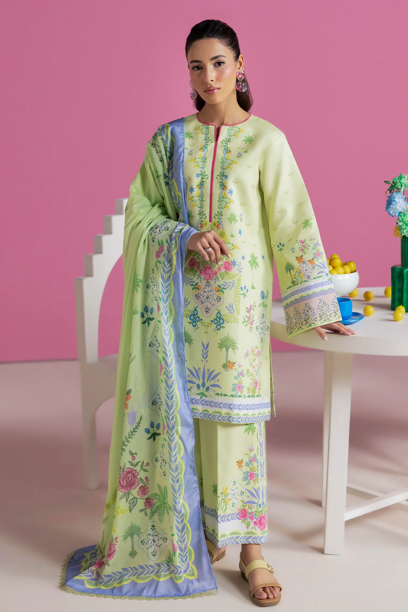Unstitched Cord 07 I Amal Summer Prints 2Pc I Rajbari