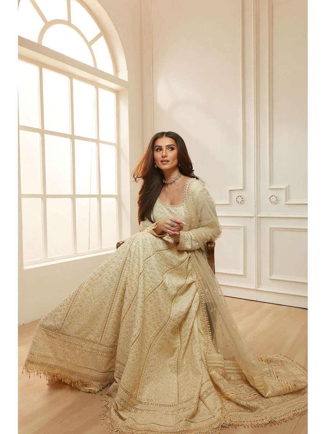Design 1A I Luxury Lawn Eid Edition 2026 Unstitched I Sobia Nazir