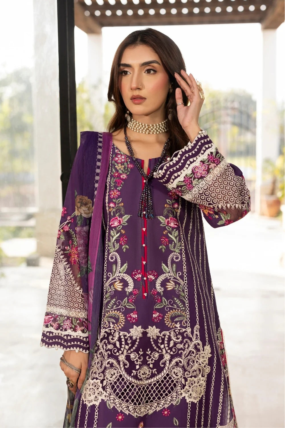 AIMA I DIL KASH unstitched lawn I Gulmina