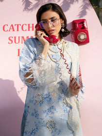 BW - 001 | 3 PC LAWN I Broadway Luxury Lawn '26 I MAHNUR