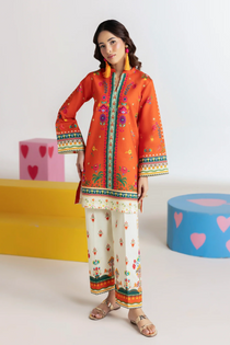 Unstitched Cord 04 I Amal Summer Prints 2Pc I Rajbari