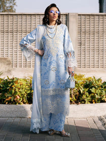 BW - 001 | 3 PC LAWN I Broadway Luxury Lawn '26 I MAHNUR