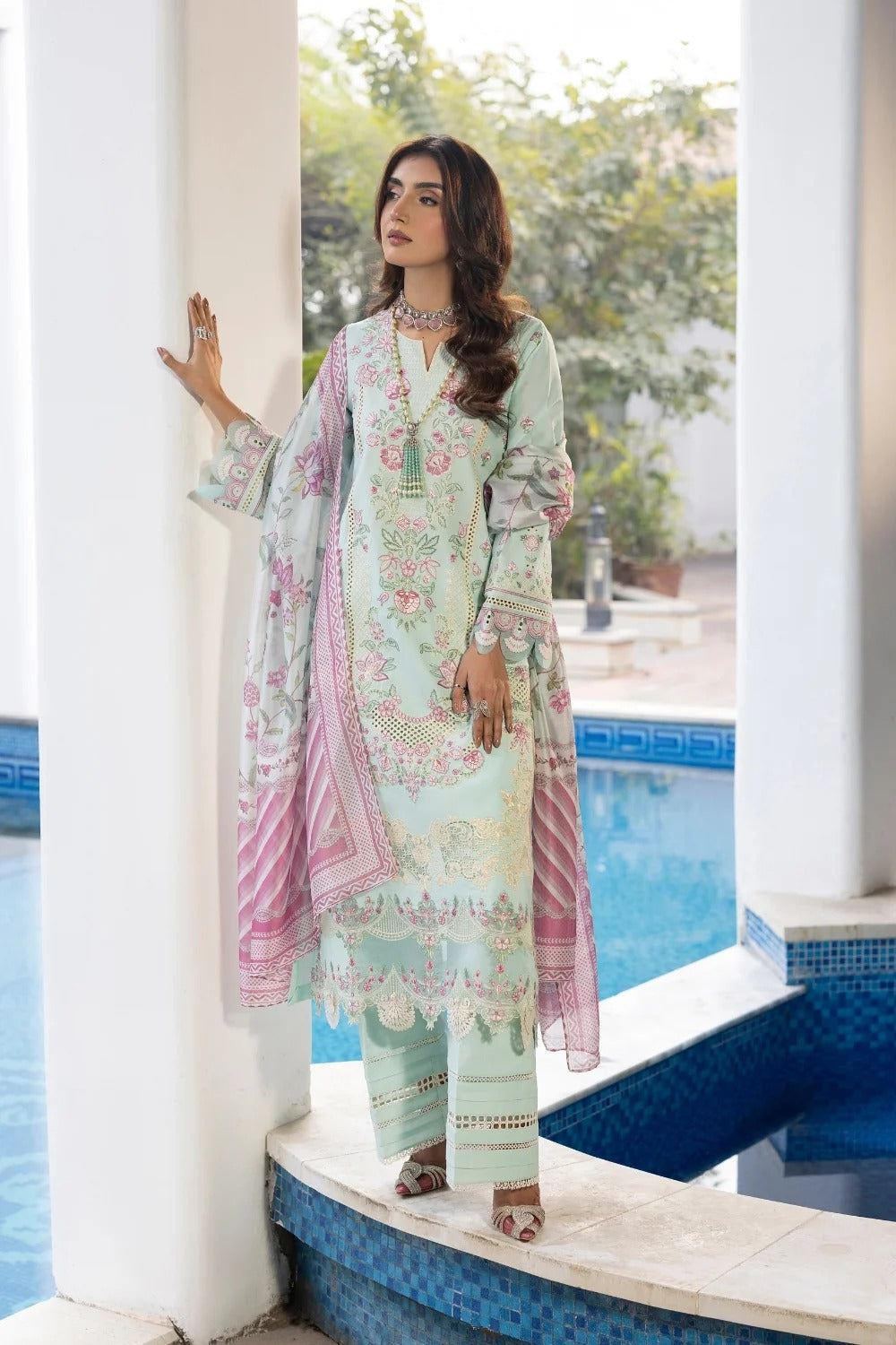 IQRA I DIL KASH unstitched lawn I Gulmina