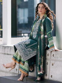 BW - 012 | 3 PC LAWN I Broadway Luxury Lawn '26 I MAHNUR