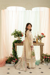 Ivory Serenity I Yakeen I Aneela Rizwan - Portia Fabrics