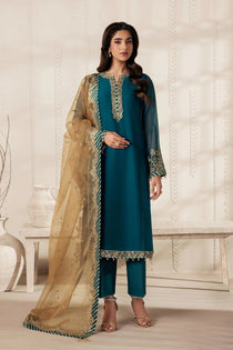 JHEEL | Bayaan Chiffon | Zarif - Portia Fabrics
