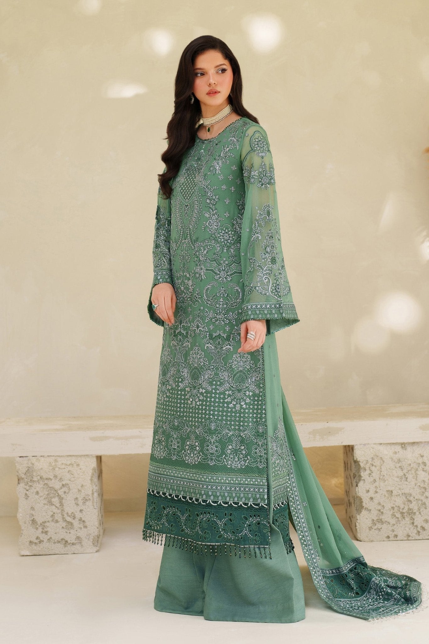 Jiroon I MEESA LUXURY FORMALS I ZARIF - Portia Fabrics Main image
