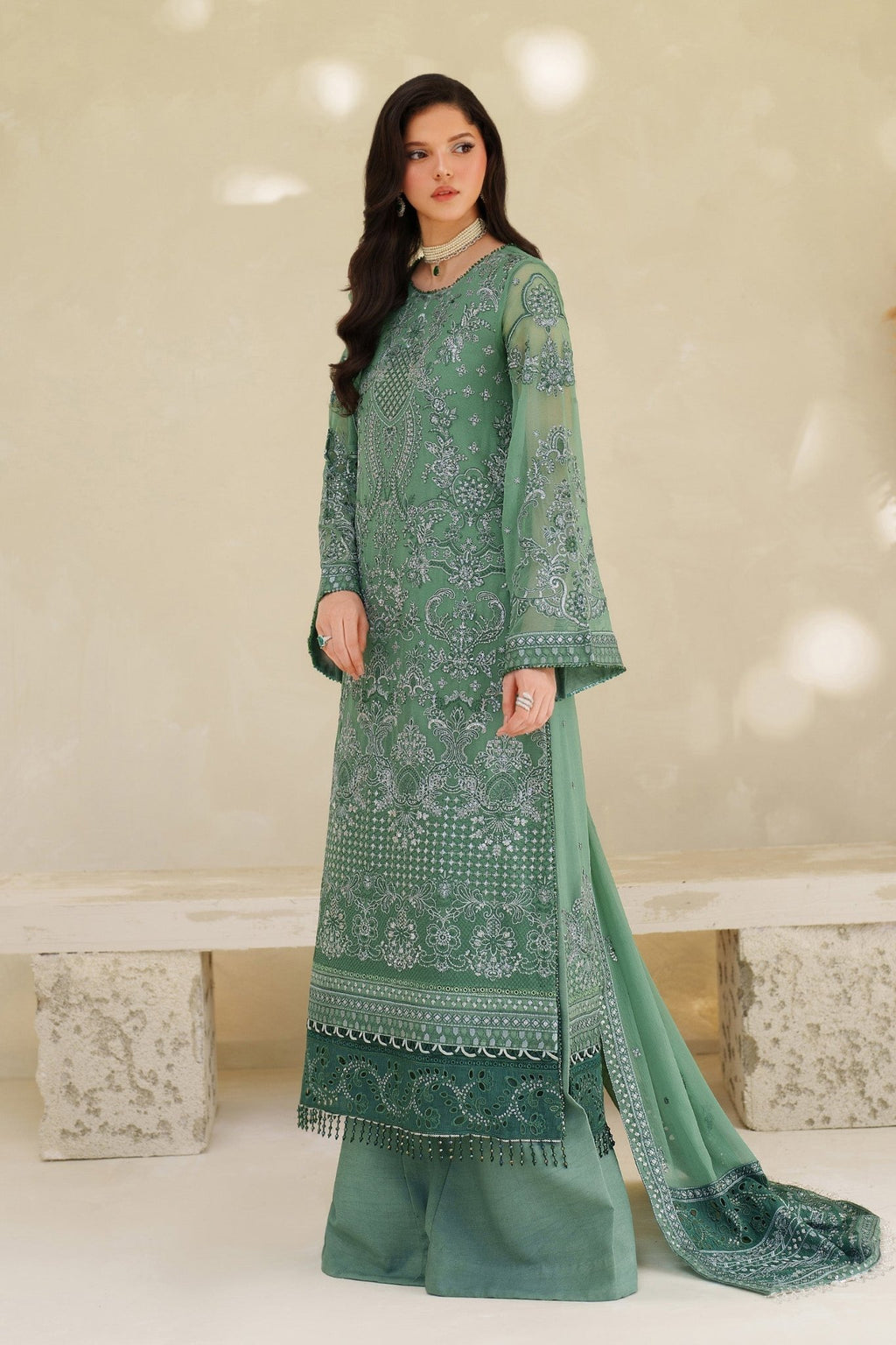 Jiroon I MEESA LUXURY FORMALS I ZARIF - Portia Fabrics