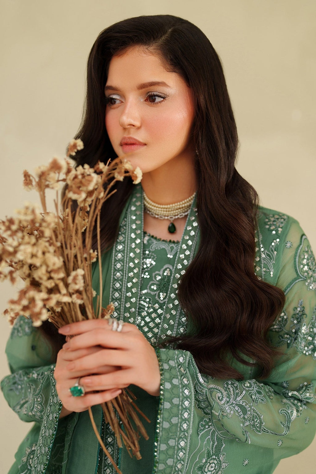 Jiroon I MEESA LUXURY FORMALS I ZARIF - Portia Fabrics