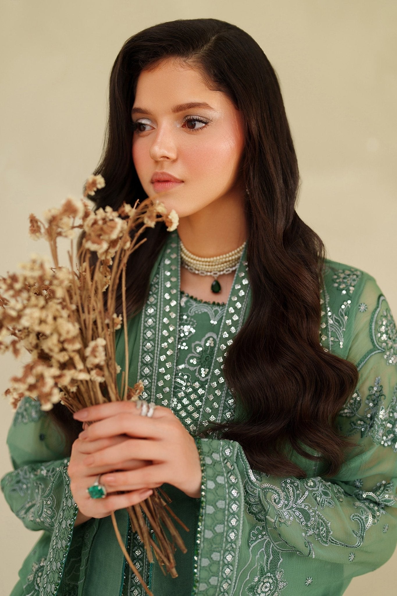 Jiroon I MEESA LUXURY FORMALS I ZARIF - Portia Fabrics
