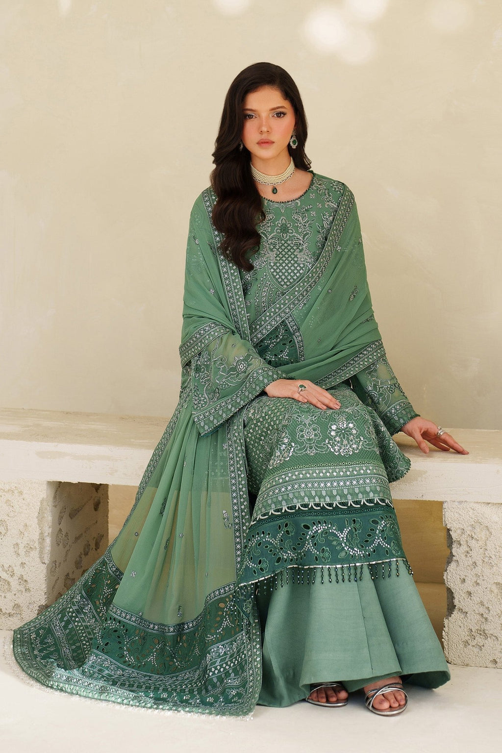 Jiroon I MEESA LUXURY FORMALS I ZARIF - Portia Fabrics