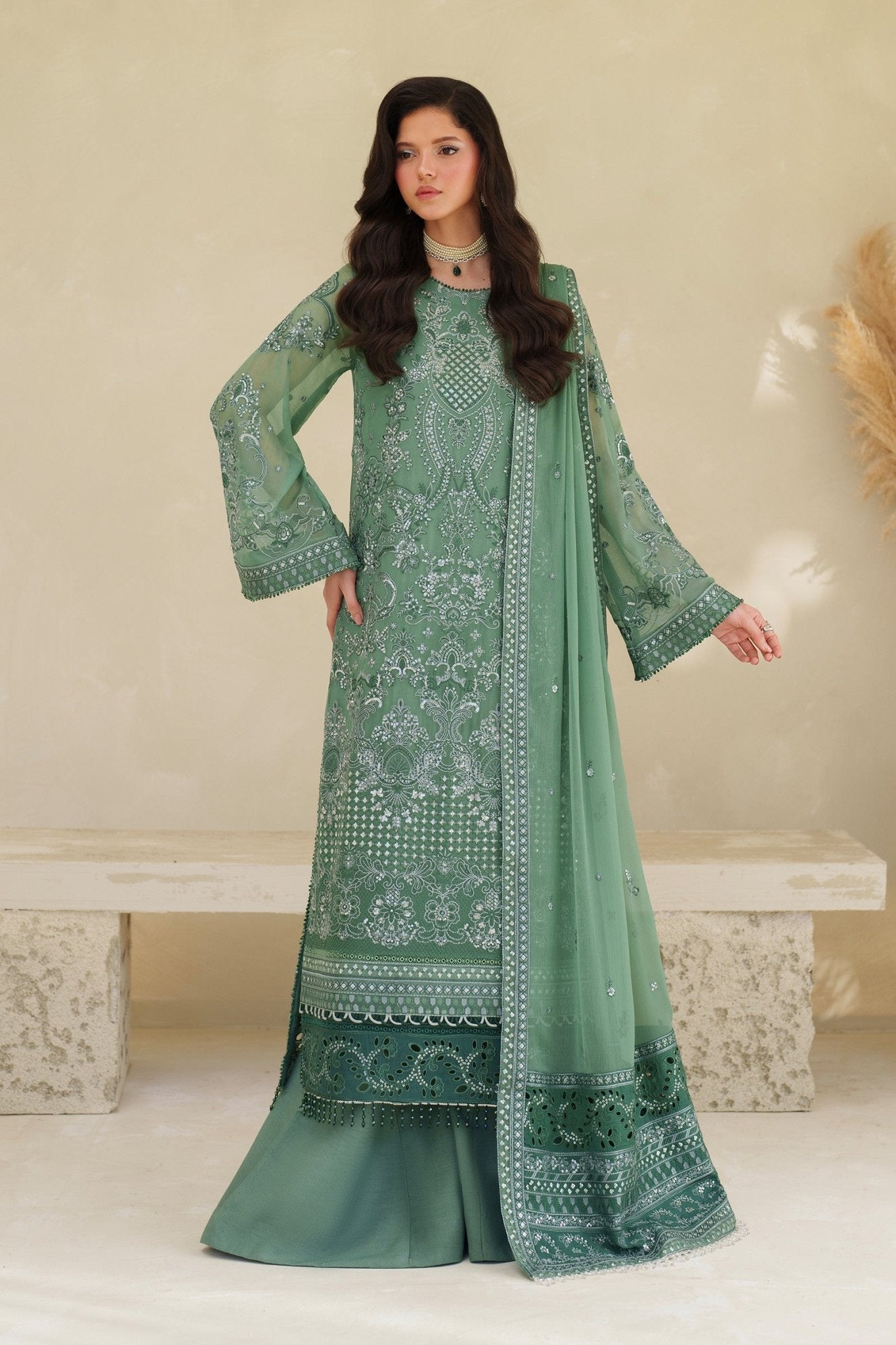 Jiroon I MEESA LUXURY FORMALS I ZARIF - Portia Fabrics