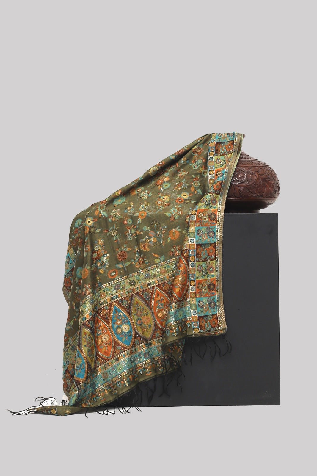 Kaani Silk Shawl - Portia Fabrics