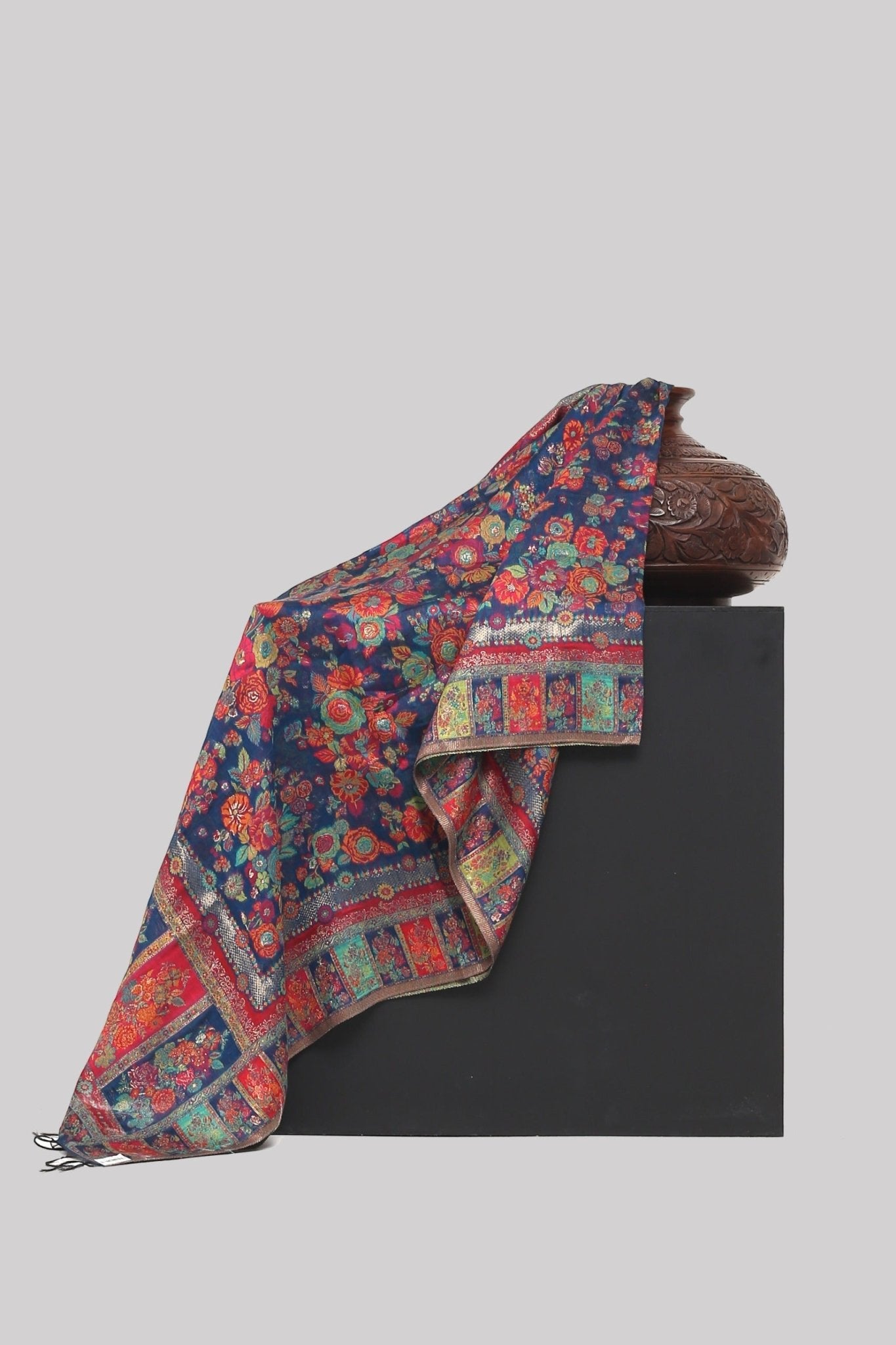 Kaani Silk Shawl - Portia Fabrics Main image