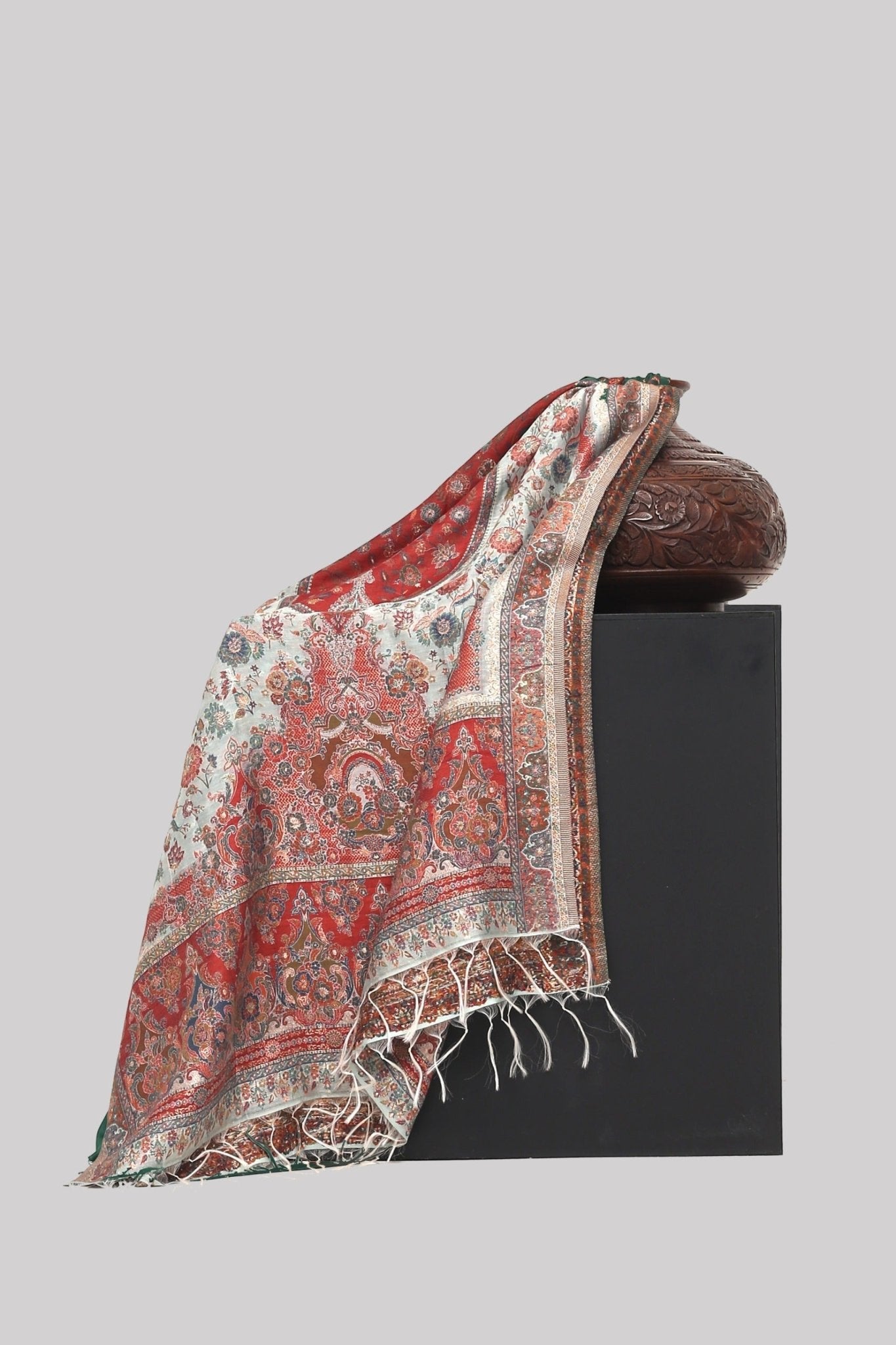 Kaani Silk Shawl - Portia Fabrics Main image